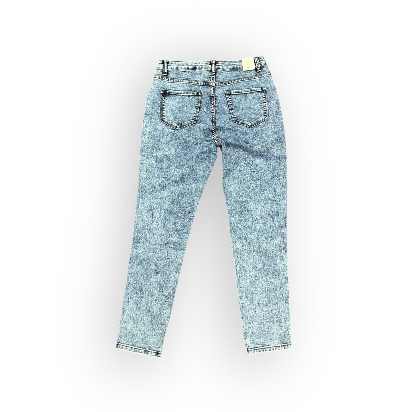 Frosted Vintage High-Waist Jeans